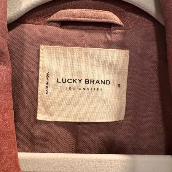 Authentic leather moto jacket LUCKY BRAND - Picture 2 of 7